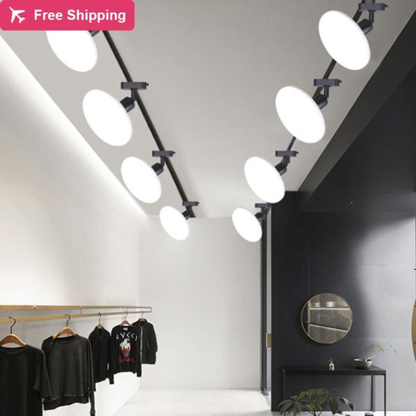 downlights 10pc 36w angle adjustable led cob track light aluminum ceiling lighting round rail spotlights for home living room
downlights 10pc 36w angle adjustable led cob track light aluminum ceiling lighting round rail spotlights for home living room