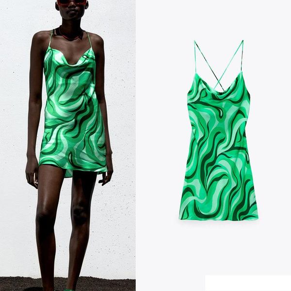 casual dresses summer cross spaghetti straps short dress women 2021 green slip backless party draped neckline club ladies, Black;gray
casual dresses summer cross spaghetti straps short dress women 2021 green slip backless party draped neckline club ladies, Black;gray