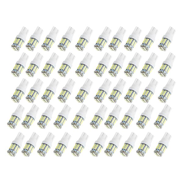 50pcs/lot t10 7020 10smd led car bulbs for clearance lamp license plate light wedge replacement reverse instrument 12v
50pcs/lot t10 7020 10smd led car bulbs for clearance lamp license plate light wedge replacement reverse instrument 12v