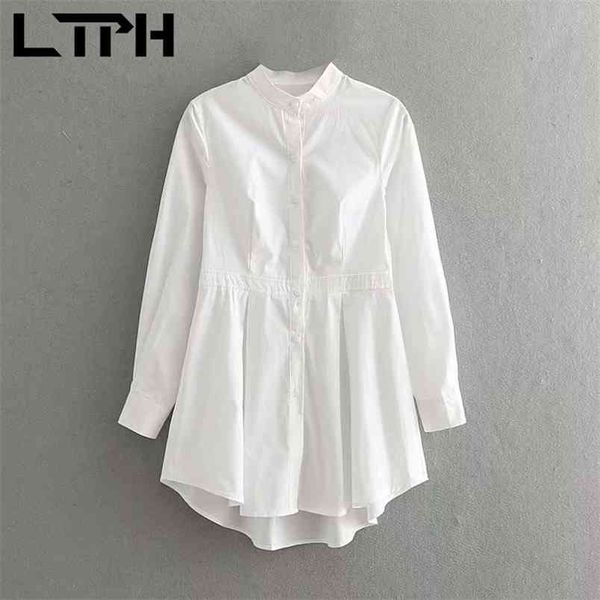ltph minimalist vintage long sleeve shirt dress women stand-up collar elegant all-match solid casual dresses spring 210423, Black;gray
ltph minimalist vintage long sleeve shirt dress women stand-up collar elegant all-match solid casual dresses spring 210423, Black;gray