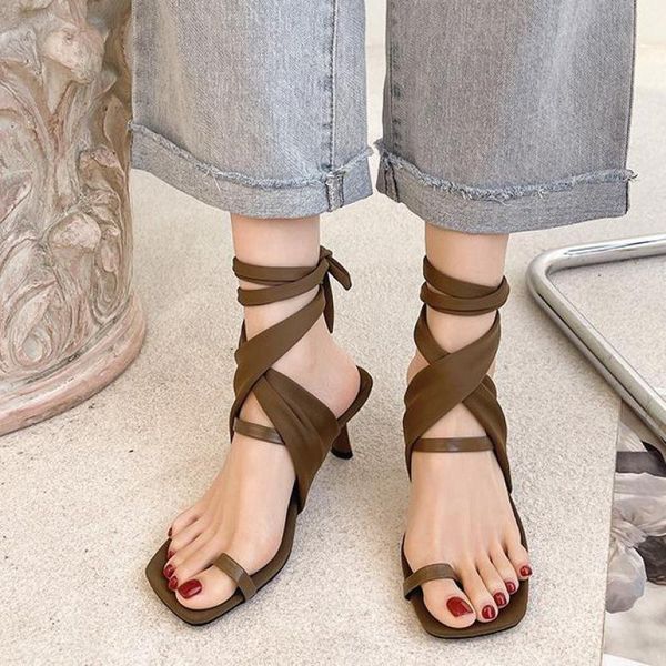 summer square toe thin high heel women's sandals fashion cross tied dress shoes zapatos de mujer ytmtloy sadalias feminina, Black
summer square toe thin high heel women's sandals fashion cross tied dress shoes zapatos de mujer ytmtloy sadalias feminina, Black