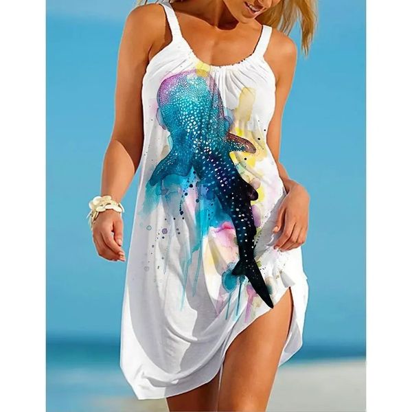 spot dyelong-sleeved round neck strap new style 3d printing loose summer beach seabed animal ocs sling sleeveless casual dress, Black;gray
spot dyelong-sleeved round neck strap new style 3d printing loose summer beach seabed animal ocs sling sleeveless casual dress, Black;gray