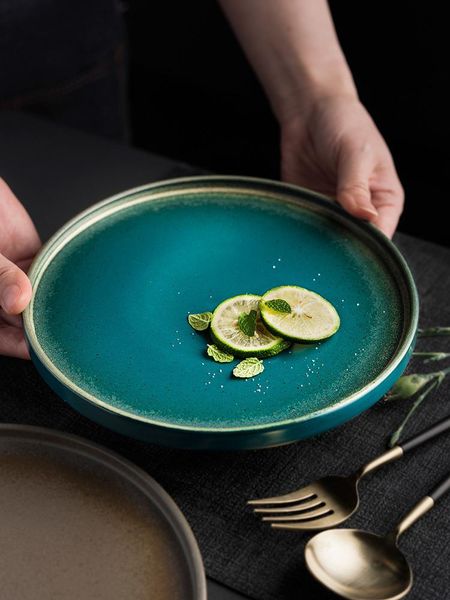 dishes & plates creative 8-inch plate on the dinner household retro kiln glazed ceramic tableware restaurant western dish steak
dishes & plates creative 8-inch plate on the dinner household retro kiln glazed ceramic tableware restaurant western dish steak