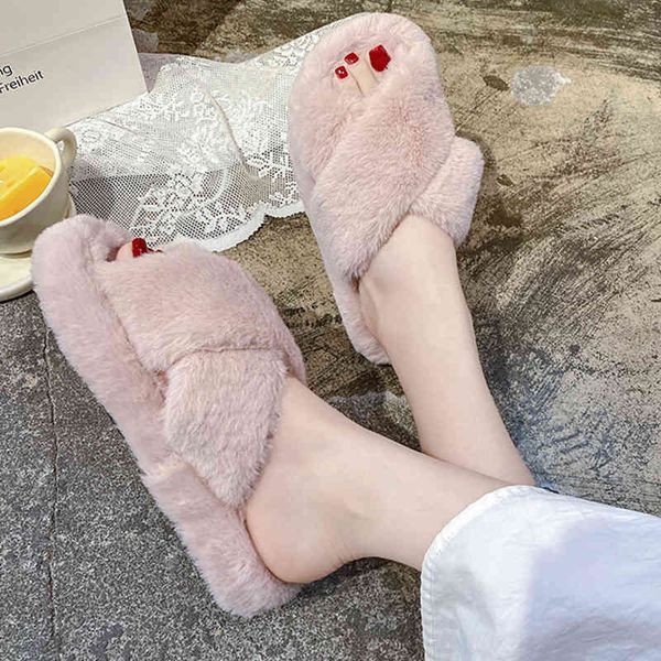 2021 winter thick bottom soft home women fur slippers retro classic cross psh indoor faux warm ladi bedroom, Black
2021 winter thick bottom soft home women fur slippers retro classic cross psh indoor faux warm ladi bedroom, Black