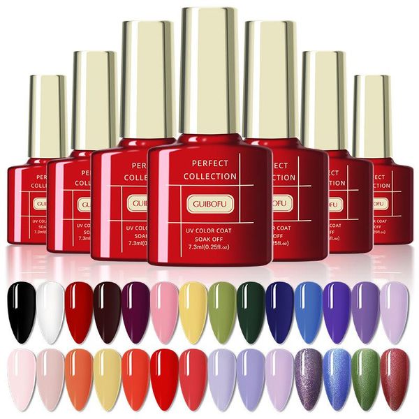 nail polish (120 colors) 7.3ml bottle glue set potherapy thermal nails art jelly
nail polish (120 colors) 7.3ml bottle glue set potherapy thermal nails art jelly