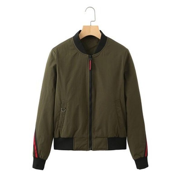 women's jackets 2021 autumn jacket baseball coat women casual solid color femme kpop outwear bomber, Black;brown
women's jackets 2021 autumn jacket baseball coat women casual solid color femme kpop outwear bomber, Black;brown