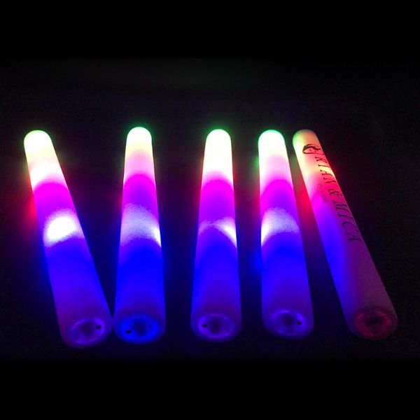 party decoration glow sticks 100pcs for led light stick colorful flashing up foam wedding birthday supplies
party decoration glow sticks 100pcs for led light stick colorful flashing up foam wedding birthday supplies