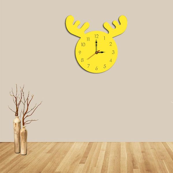 cartoon elk wall clock decoration acrylic hanging children for home living room kindergarten (yellow) clocks
cartoon elk wall clock decoration acrylic hanging children for home living room kindergarten (yellow) clocks