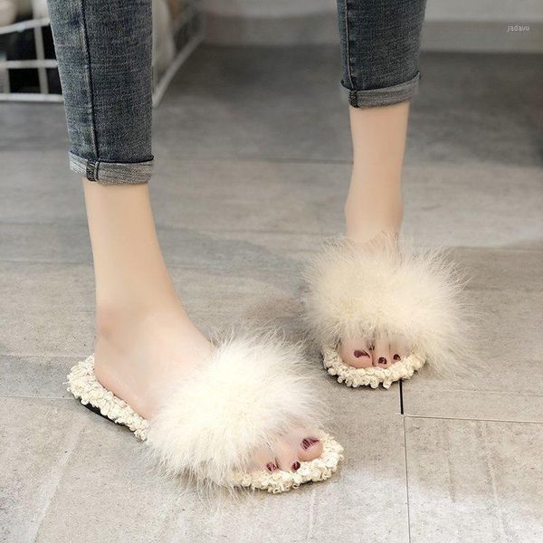shoes woman 2021 massage slippers luxury slides fur flip flops pantofle flock house designer soft rubber plush flat basic1, Black
shoes woman 2021 massage slippers luxury slides fur flip flops pantofle flock house designer soft rubber plush flat basic1, Black