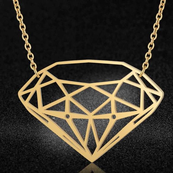 pendant necklaces 100% stainless steel diamondshaped fashion necklace for women special gift wedding party female trendy jewelry, Silver
pendant necklaces 100% stainless steel diamondshaped fashion necklace for women special gift wedding party female trendy jewelry, Silver