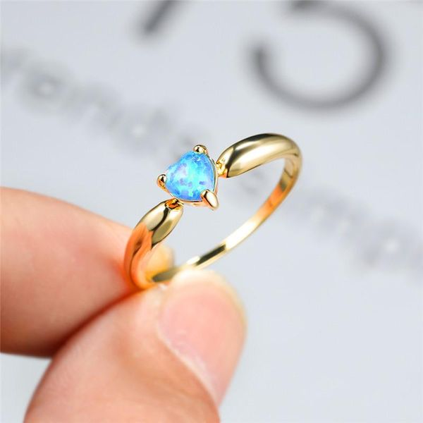 wedding rings vintage female blue opal stone ring classic gold color thin for women charm love heart engagement, Slivery;golden
wedding rings vintage female blue opal stone ring classic gold color thin for women charm love heart engagement, Slivery;golden