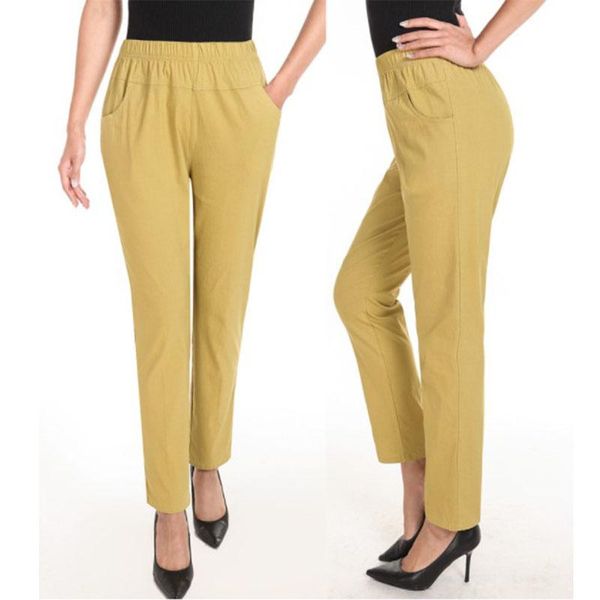 women's pants & capris summer middle-aged thin elderly casual plus size elastic loose high waist women nine points straight, Black;white
women's pants & capris summer middle-aged thin elderly casual plus size elastic loose high waist women nine points straight, Black;white