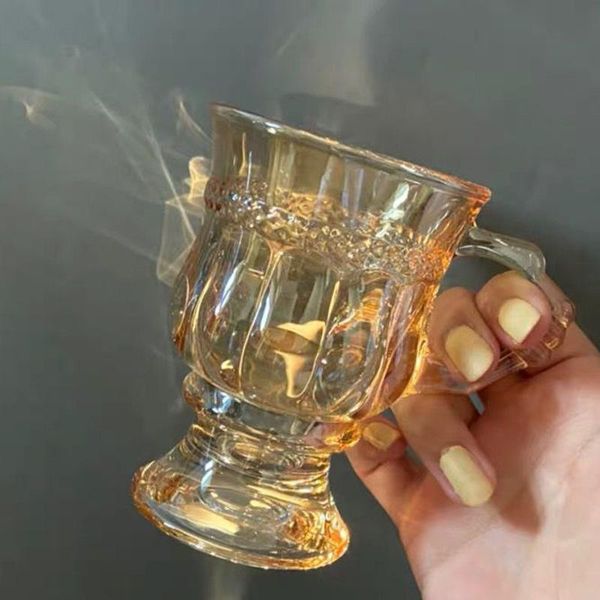 wine glasses 125ml retro relief glass cup lead-coffee mug with handle home cafe milk juice drinking goblet
wine glasses 125ml retro relief glass cup lead-coffee mug with handle home cafe milk juice drinking goblet