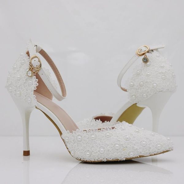 dress shoes 2021 spring summer white women's high-heeled sandals pointy toe cap with buckle shallow crystal pearl lace large size9cm, Black
dress shoes 2021 spring summer white women's high-heeled sandals pointy toe cap with buckle shallow crystal pearl lace large size9cm, Black