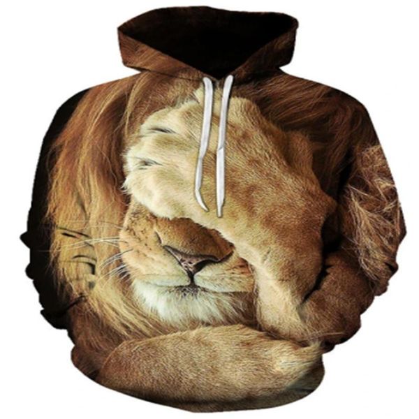 men's hoodies & sweatshirts the latest 3d lion print hoodie and women's fashion casual hooded sweatshirt streetwear oversized pull, Black
men's hoodies & sweatshirts the latest 3d lion print hoodie and women's fashion casual hooded sweatshirt streetwear oversized pull, Black