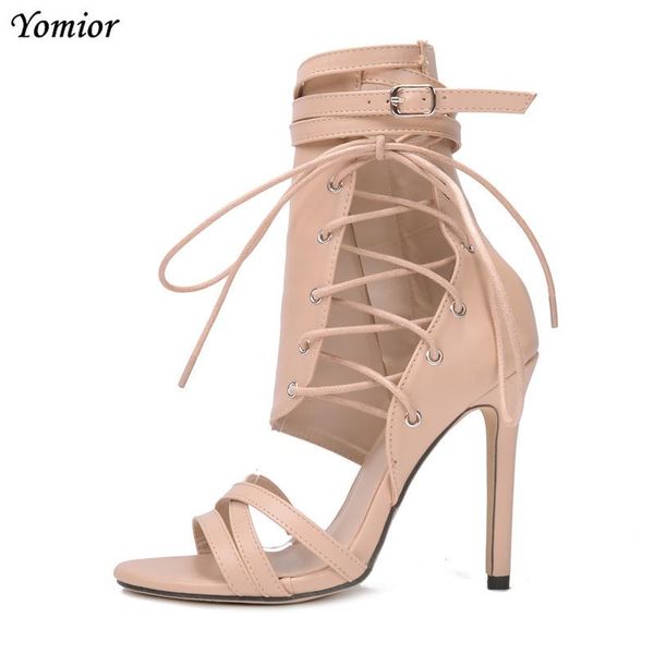 yomior luxury designer ankle strap women casual leather shoes high heel sandals breathable wedding party sandalias lady, Black
yomior luxury designer ankle strap women casual leather shoes high heel sandals breathable wedding party sandalias lady, Black