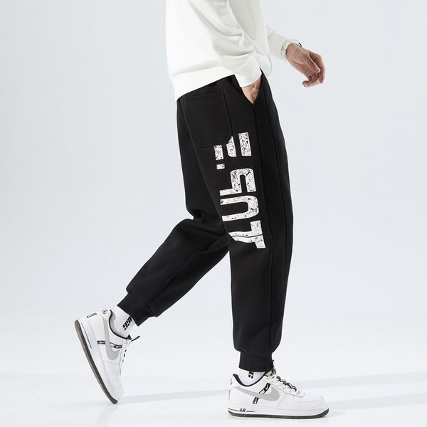 spring and autumn large men's trend sports leisure 50 cotton slim fit loose small foot printed guard pants men, Black
spring and autumn large men's trend sports leisure 50 cotton slim fit loose small foot printed guard pants men, Black