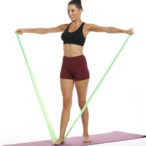 resistance band elastic yoga fitness strap stretch exercise for training - 150x15x0.035cm (pink/blue/green/yellow/pur bands
resistance band elastic yoga fitness strap stretch exercise for training - 150x15x0.035cm (pink/blue/green/yellow/pur bands