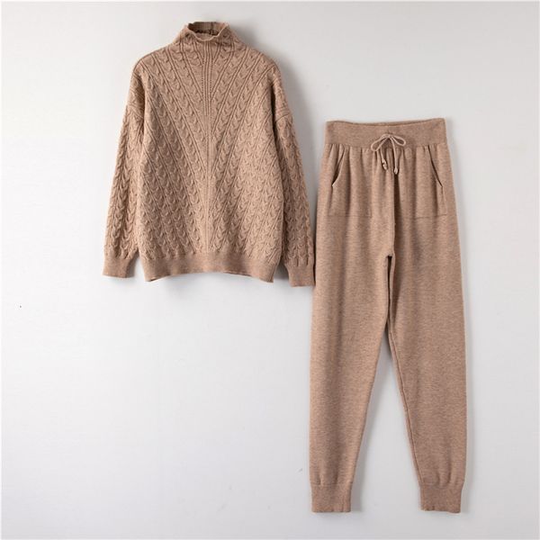 women's tracksuits women turtleneck pullover knitted tracksuit autumn winter long sleeve warm pants suit 2 piece set sporting female 3w, Gray
women's tracksuits women turtleneck pullover knitted tracksuit autumn winter long sleeve warm pants suit 2 piece set sporting female 3w, Gray