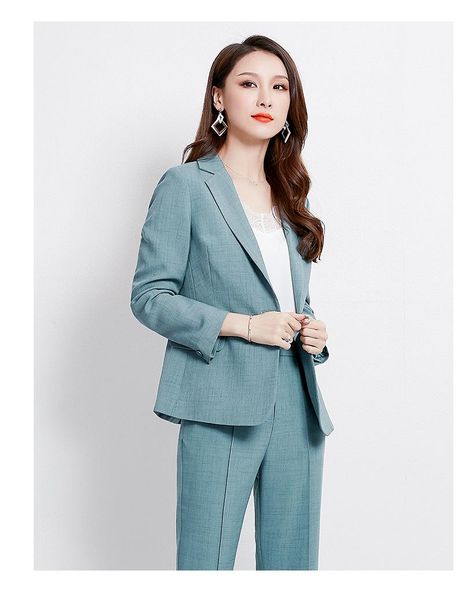 women's suits & blazers 2021 women 2pcs pant jacket+pants business womens pantsuit office female trouser suit custom made, White;black
women's suits & blazers 2021 women 2pcs pant jacket+pants business womens pantsuit office female trouser suit custom made, White;black