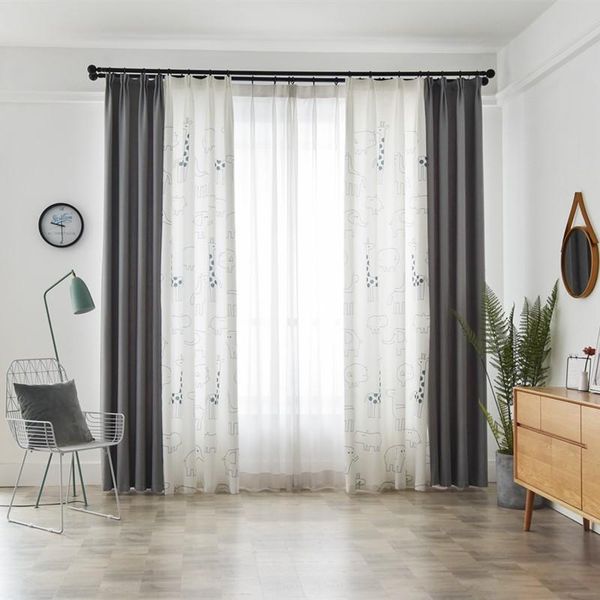 curtain & drapes custom gyc2504 gyrohome 1pc animal pattern splice solid color blackout "customised" window living room dec
curtain & drapes custom gyc2504 gyrohome 1pc animal pattern splice solid color blackout "customised" window living room dec