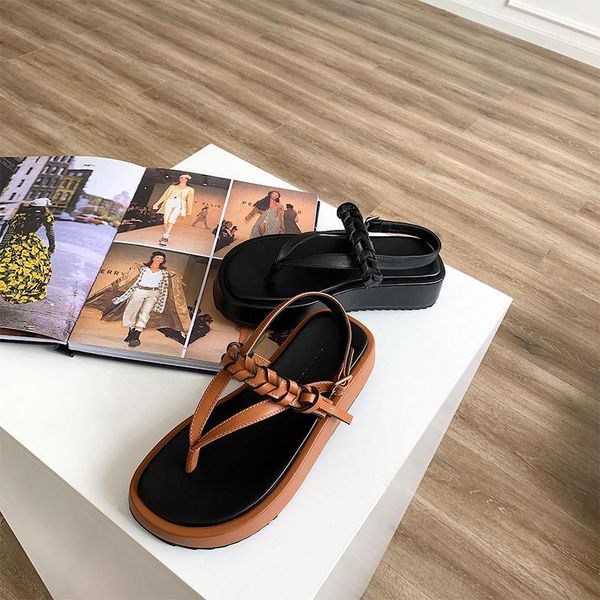 summer woman sandals roma style slippers round toe platform flip flops clip shoes ladies outdoor holiday fashion slides, Black
summer woman sandals roma style slippers round toe platform flip flops clip shoes ladies outdoor holiday fashion slides, Black