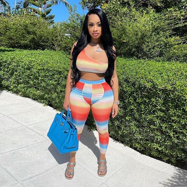 striped gradient two piece set womens pants one soulder crop sweatpants summer clothing for women tracksuits club outfits, White
striped gradient two piece set womens pants one soulder crop sweatpants summer clothing for women tracksuits club outfits, White