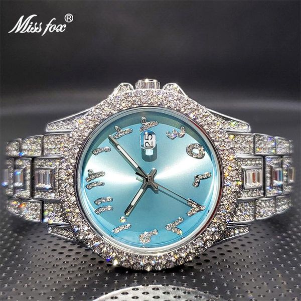 wristwatches ice out watch for couple missfox diamond watches lover drop auto date relogio masculino de luxo, Slivery;brown
wristwatches ice out watch for couple missfox diamond watches lover drop auto date relogio masculino de luxo, Slivery;brown