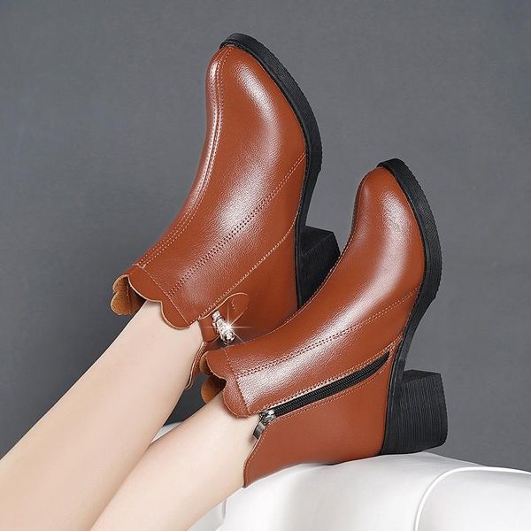 boots plus size 35-41 2021 elegant ankle women winter pu leather orange shoes woman high heels female formal pants rain boot, Black
boots plus size 35-41 2021 elegant ankle women winter pu leather orange shoes woman high heels female formal pants rain boot, Black