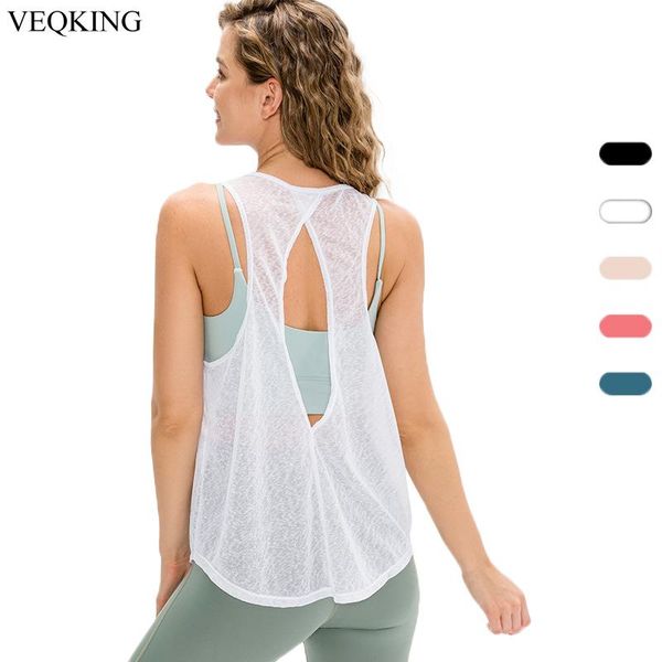 yoga outfit veqking open back loose shirt women's quick dry solid gym fitness vest transparent breathable sleeveless sport running top
yoga outfit veqking open back loose shirt women's quick dry solid gym fitness vest transparent breathable sleeveless sport running top