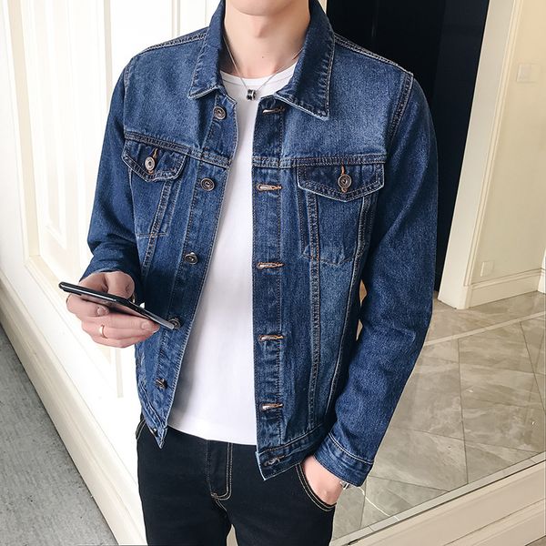 men's jackets jaqueta jeans azul masculina, primavera outono, novo estilo coreano, roupas sólidas, slim casual, homens, jaqueta simples, Black;brown
men's jackets jaqueta jeans azul masculina, primavera outono, novo estilo coreano, roupas sólidas, slim casual, homens, jaqueta simples, Black;brown