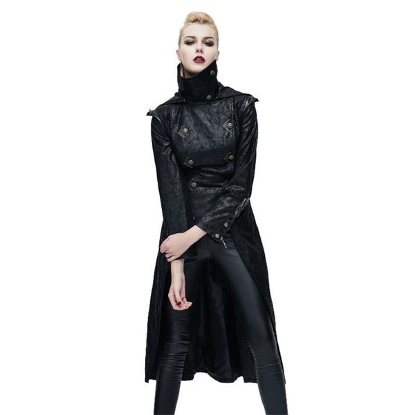 women's trench coats steampunk long gothic high collar hooded double breasted overcoats black witer jackets, Tan;black
women's trench coats steampunk long gothic high collar hooded double breasted overcoats black witer jackets, Tan;black
