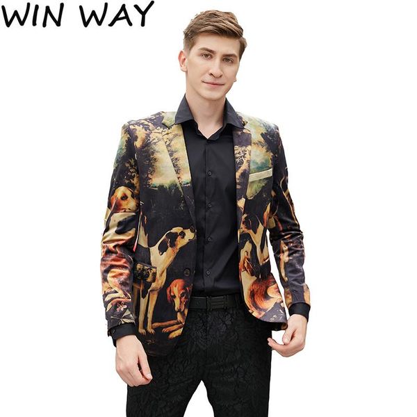 men's suits & blazers win way autumn winter plus size m-4xl coat fashion spring colorful print clothing slim fit blazer masculino for s, White;black
men's suits & blazers win way autumn winter plus size m-4xl coat fashion spring colorful print clothing slim fit blazer masculino for s, White;black