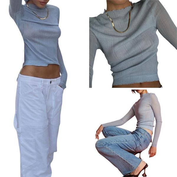 women's t-shirt stylish ladies slim long sleeve , women summer autumn solid color round collar stringy selvedge base shirt, White
women's t-shirt stylish ladies slim long sleeve , women summer autumn solid color round collar stringy selvedge base shirt, White