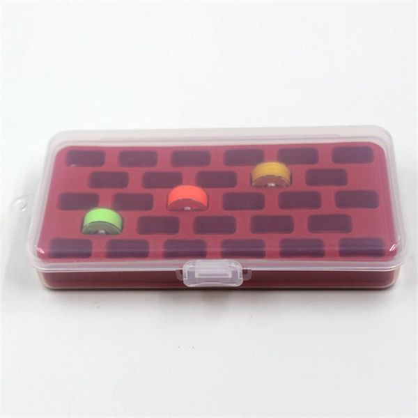 portable 28 slots coil spool box transparent storage organizer sewing bobbin holder for machine other arts and crafts
portable 28 slots coil spool box transparent storage organizer sewing bobbin holder for machine other arts and crafts