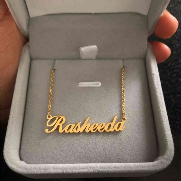 stainless steel choker custom name necklace personalized jewelry men handmade nameplate pendant necklaces women friend gift h1125, Silver
stainless steel choker custom name necklace personalized jewelry men handmade nameplate pendant necklaces women friend gift h1125, Silver