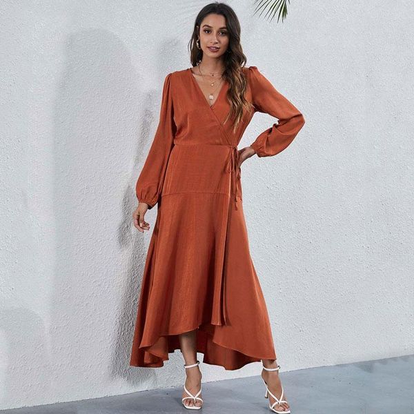 casual dresses 2021 autumn long sleeve maxi dress women slit party ladies high waist elegant for, Black;gray
casual dresses 2021 autumn long sleeve maxi dress women slit party ladies high waist elegant for, Black;gray