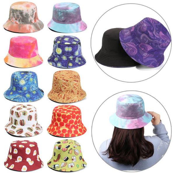 wide brim hats fashion double-sided bucket hat cotton foldable rainbow starry sky hamburg fisherman cap for women men outdoor sunscreen, Blue;gray
wide brim hats fashion double-sided bucket hat cotton foldable rainbow starry sky hamburg fisherman cap for women men outdoor sunscreen, Blue;gray