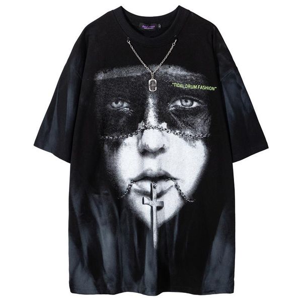 2021 summer brand crow heart sanskrit cross gothic short-sleeved t-shirt for men and women couples graphic tshirts harajuku, White
2021 summer brand crow heart sanskrit cross gothic short-sleeved t-shirt for men and women couples graphic tshirts harajuku, White