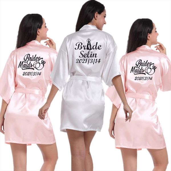 kimino bridal robe custom logo women sleepwear wedding dress prepare wear name date bride personalized satin pajamas bridesmaid bathrobe, Black;red
kimino bridal robe custom logo women sleepwear wedding dress prepare wear name date bride personalized satin pajamas bridesmaid bathrobe, Black;red