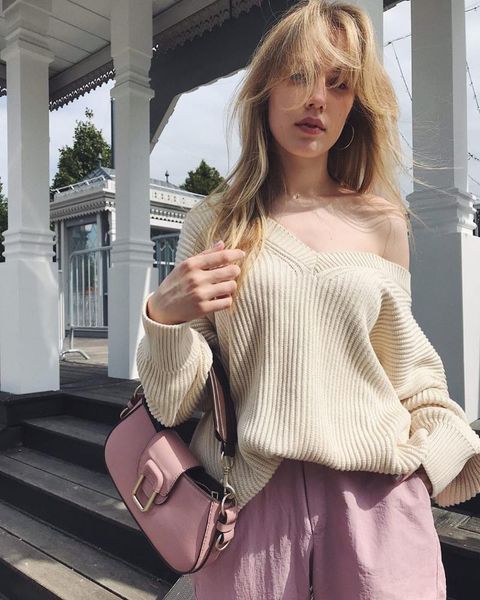 women's knits & tees early autumn fashion personality front and back wear v-neck pullover sweater loose lazy casual top, White
women's knits & tees early autumn fashion personality front and back wear v-neck pullover sweater loose lazy casual top, White