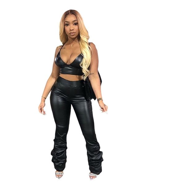 ladies skinny black faux leather pants for womens casual micro flare stacked fall woman clothing pantalon en cuir 210604, Black;white
ladies skinny black faux leather pants for womens casual micro flare stacked fall woman clothing pantalon en cuir 210604, Black;white