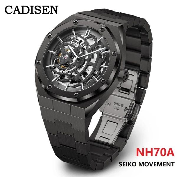 wristwatches 2021 cadisen men's mechanical watches automatic wrist watch men stainless steel waterproof clock man japan nh70, Slivery;brown
wristwatches 2021 cadisen men's mechanical watches automatic wrist watch men stainless steel waterproof clock man japan nh70, Slivery;brown