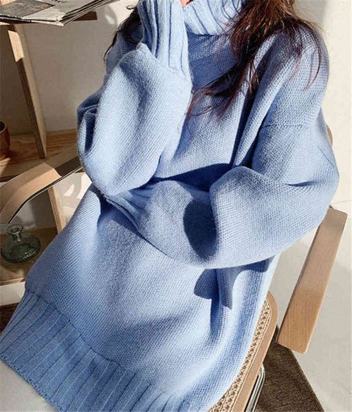 women's sweaters 2021 spring winter ladies korean nightgown turtleneck super long sweater, White;black
women's sweaters 2021 spring winter ladies korean nightgown turtleneck super long sweater, White;black