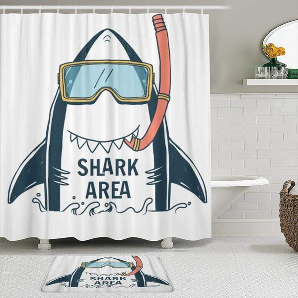 shower curtain sets with non-slip rugs,blue graphic shark typo and summer boy kid cute tee,waterproof bath curtains hooks and
shower curtain sets with non-slip rugs,blue graphic shark typo and summer boy kid cute tee,waterproof bath curtains hooks and