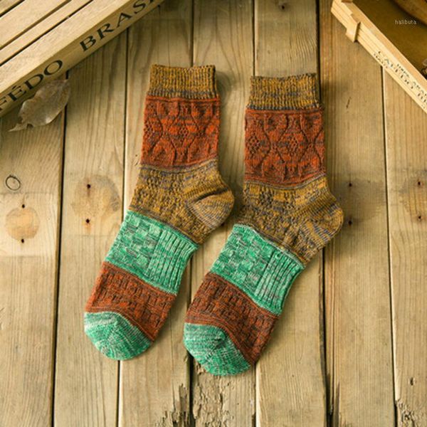 wholesale- sale autumn winter men 's cotton socks long national wind fashion thick lines casual warm men's, Black
wholesale- sale autumn winter men 's cotton socks long national wind fashion thick lines casual warm men's, Black