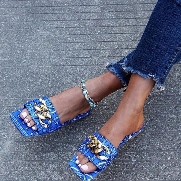 sandals women's square toe cashew printed flat chain metal decorative open outdoor casual beach shoes 2021, Black
sandals women's square toe cashew printed flat chain metal decorative open outdoor casual beach shoes 2021, Black