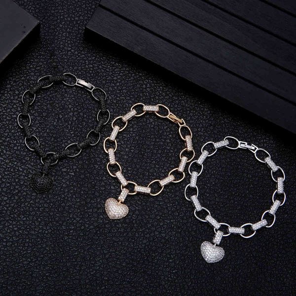 bangles bracelet high end love hand decoration fashion selected aaa zircon exquisite workmanship, Black
bangles bracelet high end love hand decoration fashion selected aaa zircon exquisite workmanship, Black