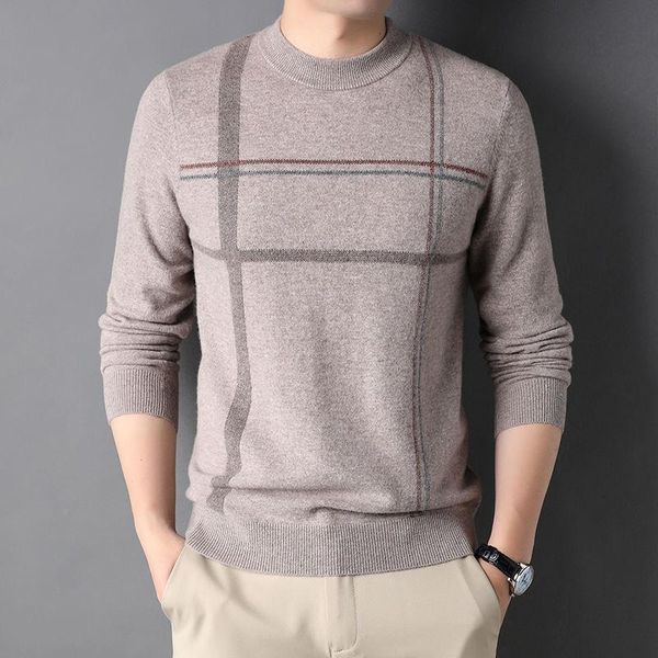 men's sweaters long sleeve sweater winter bottoming 100% wool round neck casual middle-aged father business pullovers 2021 fashion, White;black
men's sweaters long sleeve sweater winter bottoming 100% wool round neck casual middle-aged father business pullovers 2021 fashion, White;black
