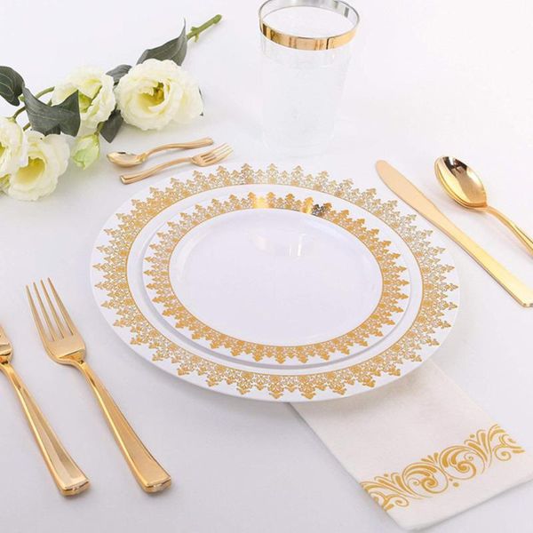 forks 10sets golden fork spoon disposable cutlery tableware flatware set for barbecue party picnic
forks 10sets golden fork spoon disposable cutlery tableware flatware set for barbecue party picnic